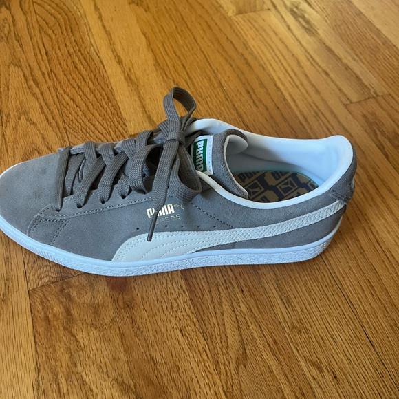 New in Box Puma Suede Classic XXI steel gray size 10 womens (size 8 mens) - Picture 8 of 12